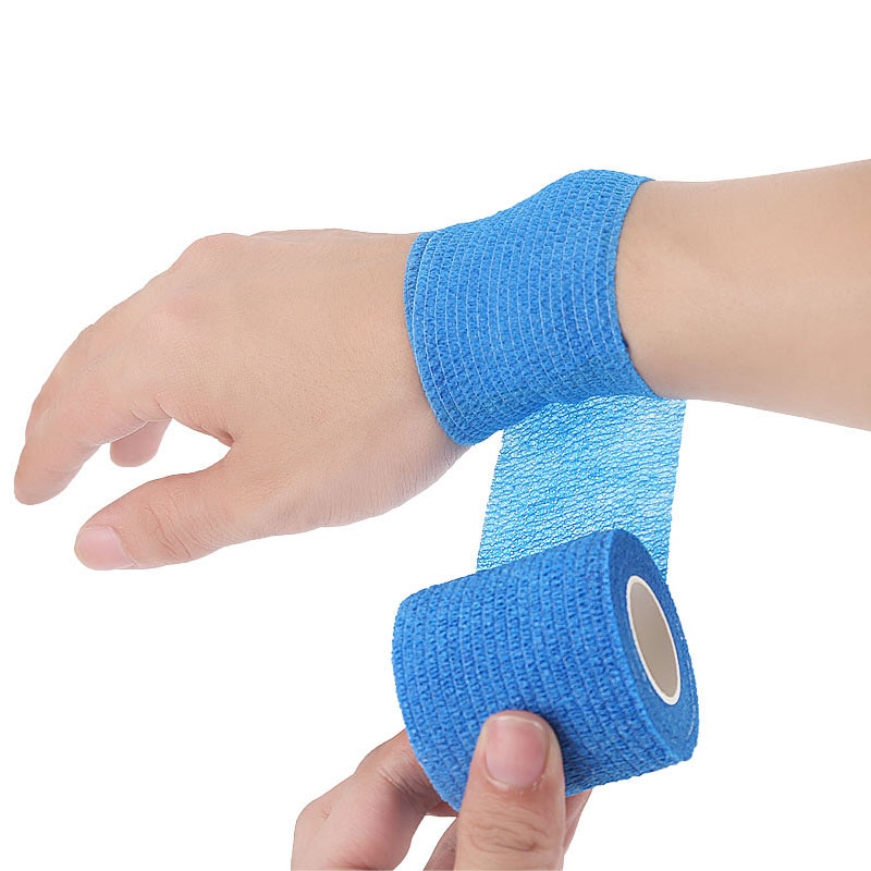 Tcare 1Pcs Medical Wrap Tape Bulk, Self Adherent Rap Tape, Self Adhering Stick Bandage, Self Grip Roll, Power Flex Wrap. 