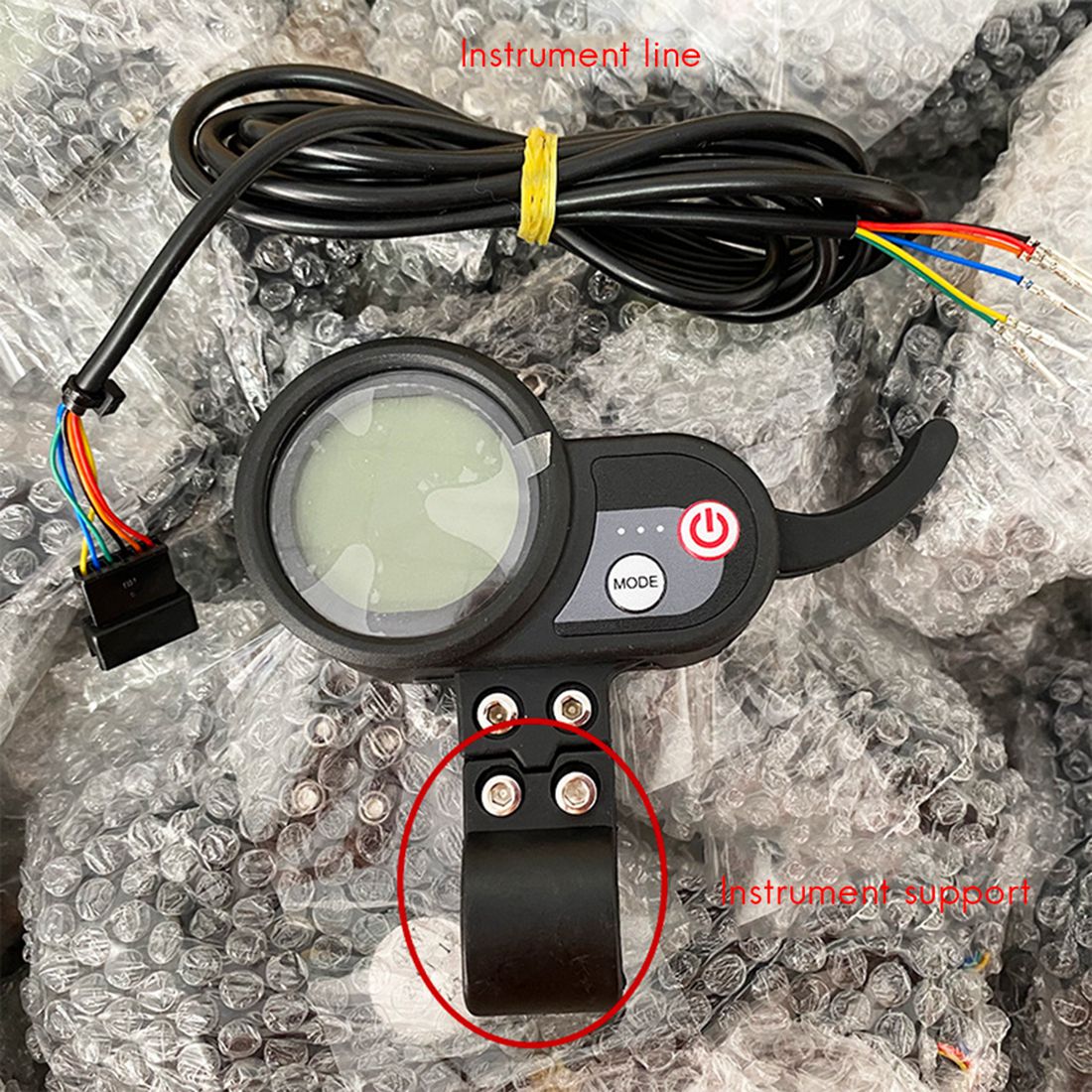 Electric Scooter LCD Screen with Accelerator Use for 10Inch Electric Scooters Display. 