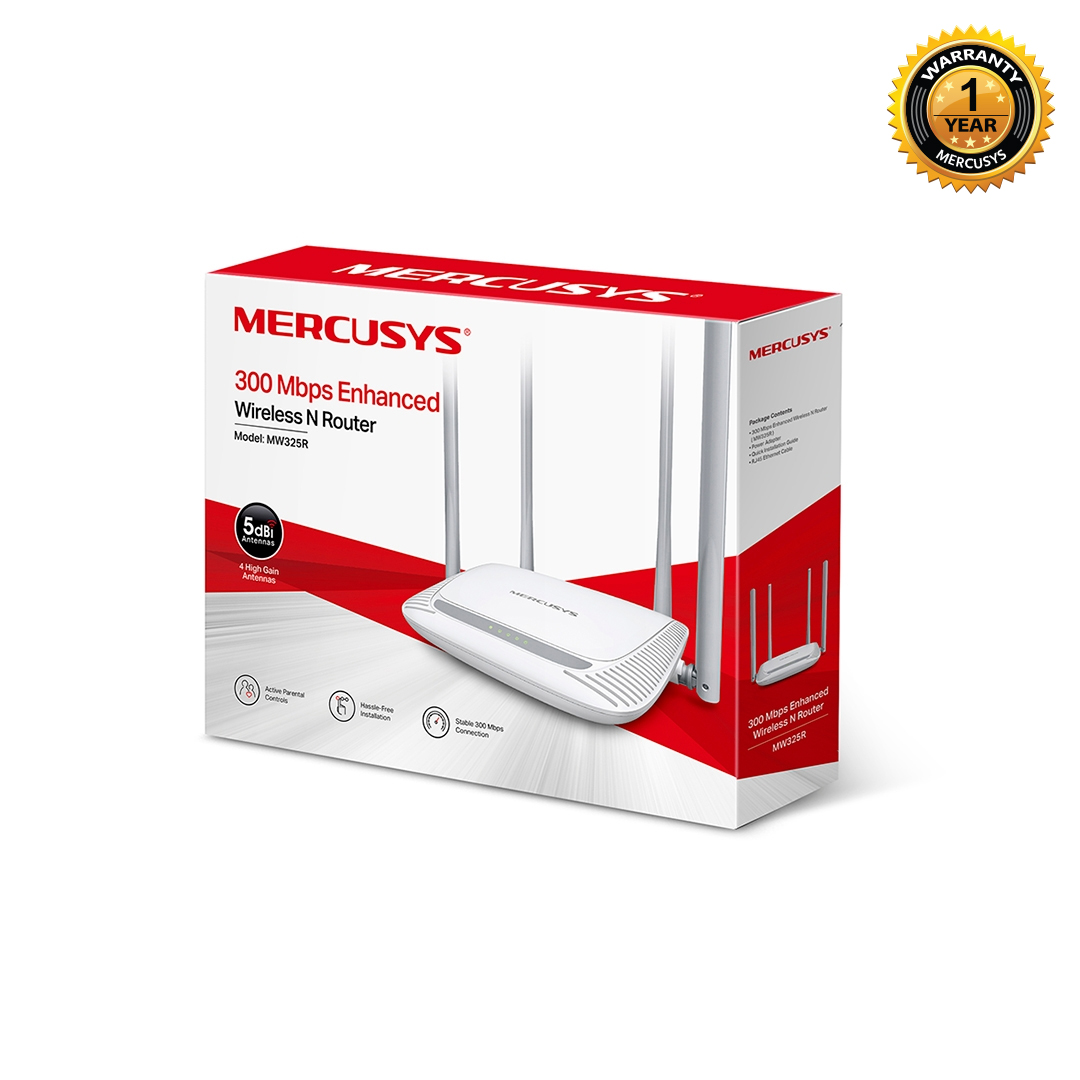 Mercusys MW325R 300Mbps Enhanced Wireless N Router. 