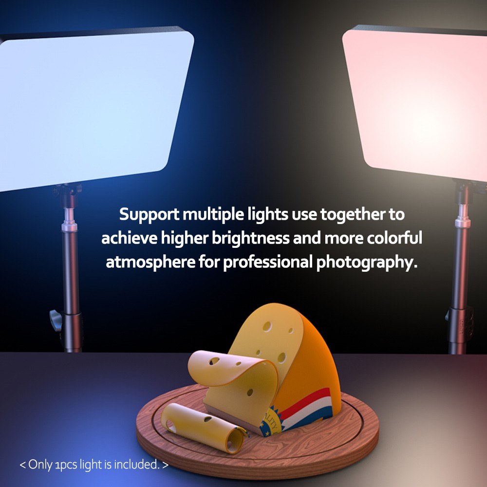 40W RGB LED dual color temperature adjustable RA95+ - eu plug. 