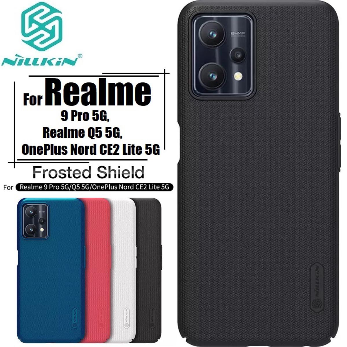 Realme 9 pro 5g, realme q5 5g, oneplus nord ce2 lite 5g) realme 9 pro 5g এর জন্য সুপার ফ্রস্টেড শিল্ড ম্যাট কভার কেস, realme q5 5g, oneplus nord ce2 lite 5g-কালো (Back Case Cover For Smartphone)