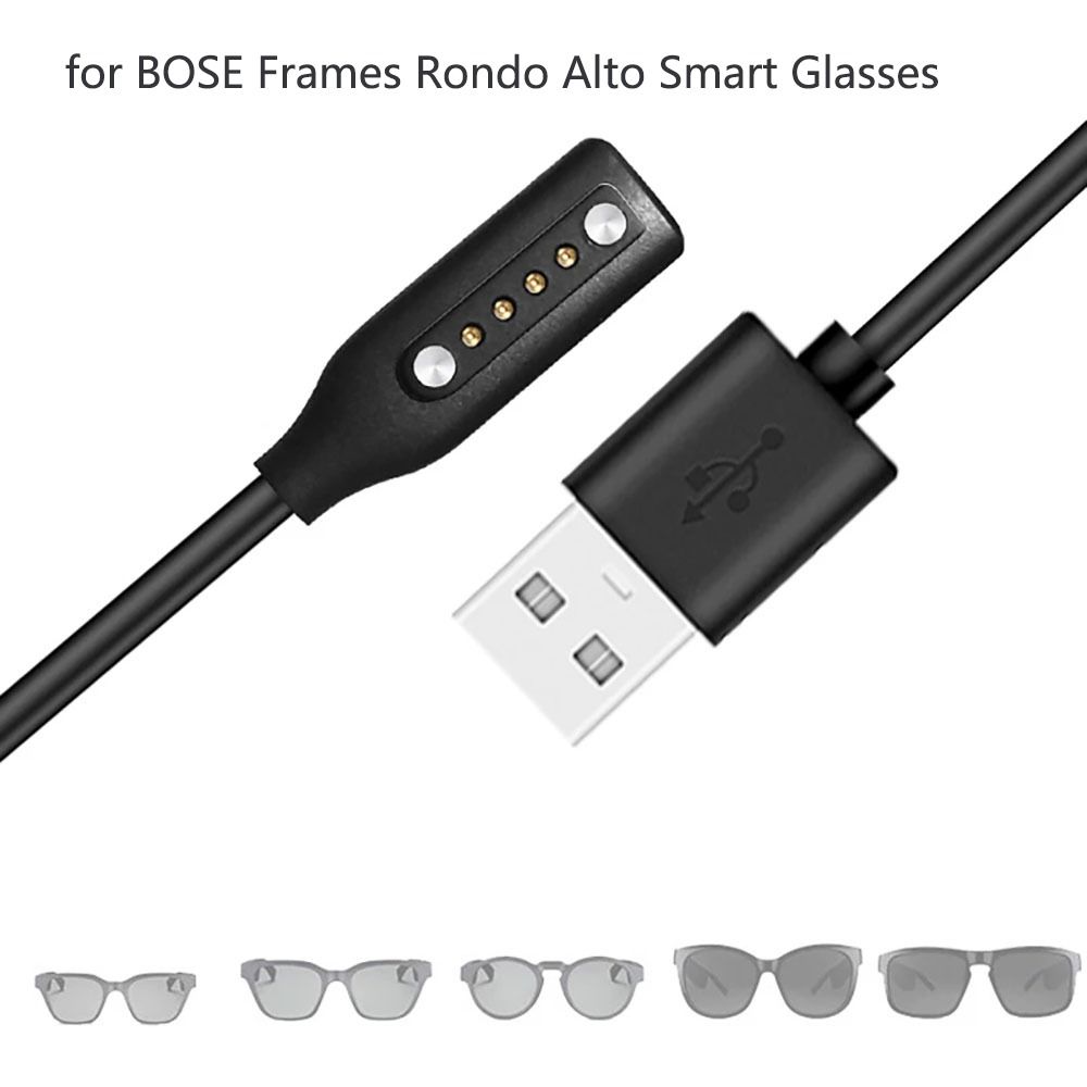 Portable For BOSE Frames Fast Charging Wireless Charging Power Cable Smart Glasses Charger Power Adapter For BOSE Frames. 