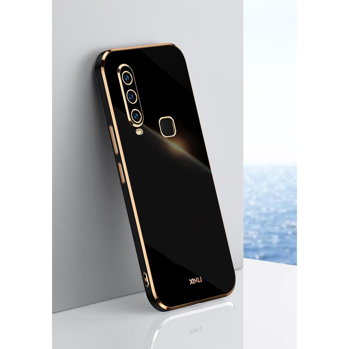 For Samponi Z30 New Back Cover 6D Back Case Luxury Ultra Golden Plating Phone Cases My Cases Soft Tpu Silicone Shockproof Camera Protective Casing Cover - Phone Back Cover - Phone - Camera. 
