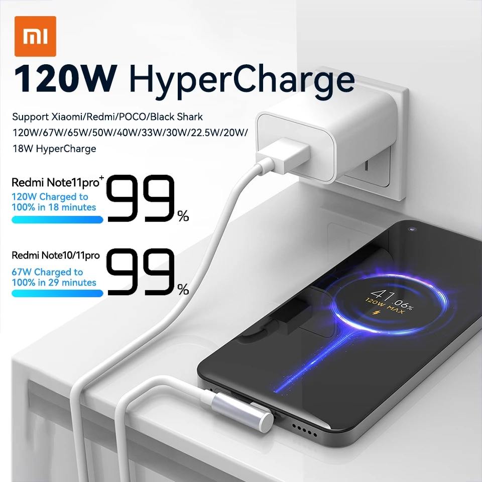 Xiaomi 120W 90 Degree USB Type C Fast Charging Cable For Mi 12 Poco F4 GT X4 Pro 5G Blackshark 5Pro Redmi K50 Type-C Data Cord. 