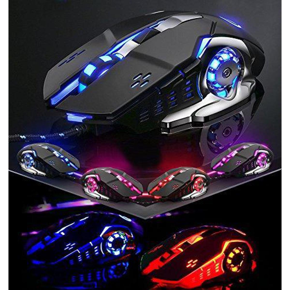 T9/G11/N3/C25 Dpi Adjustable Led Gaming Mouse - Customize Your Gaming Experience. 