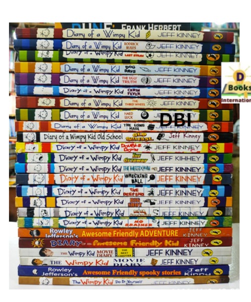 Diary of a Wimpy Kid 24 Book Set by Jeff Kinney. 