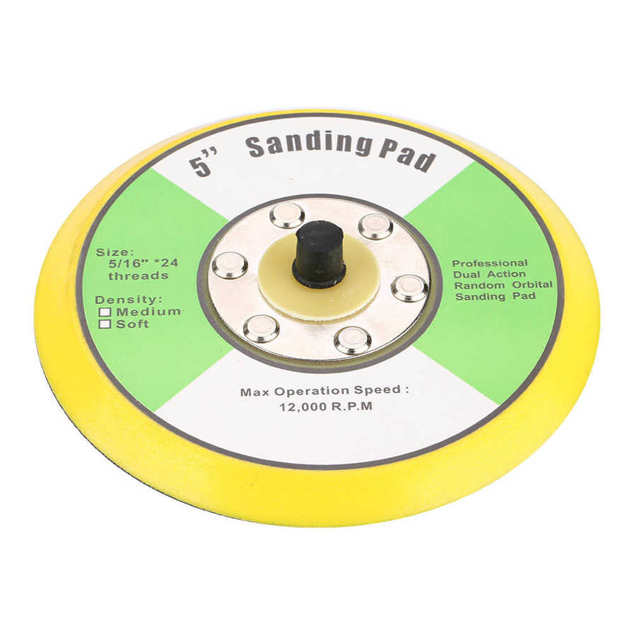 Hook And Loop Backing Plate Lightweight with M8 Thread Sanding Pad for Electric Polishing Machine All Kinds Of Adhesive. 