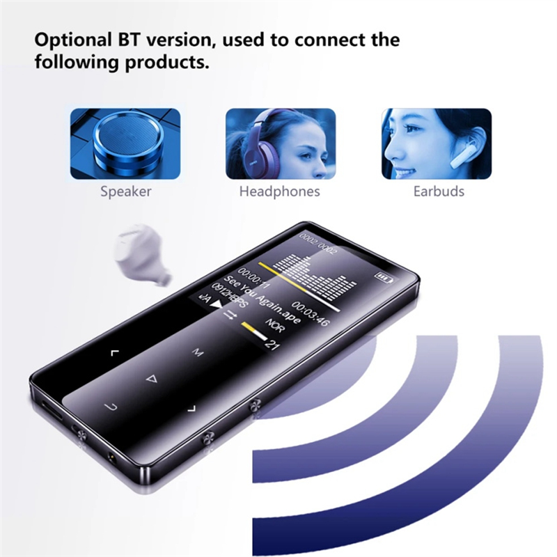 X2 Support Bluetooth 4.2 Lossless MP3 Player 40GB HiFi Portable Audio Walkman with FM Radio EBook Voice Recorder, Fine Workmanship. 