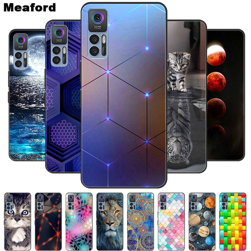 For TCL 30 Plus Case Shockproof Silicone Soft Phone Back Cover For TCL 30 5G Case TPU Bumper Coque For TCL30 Plus T676H Funda