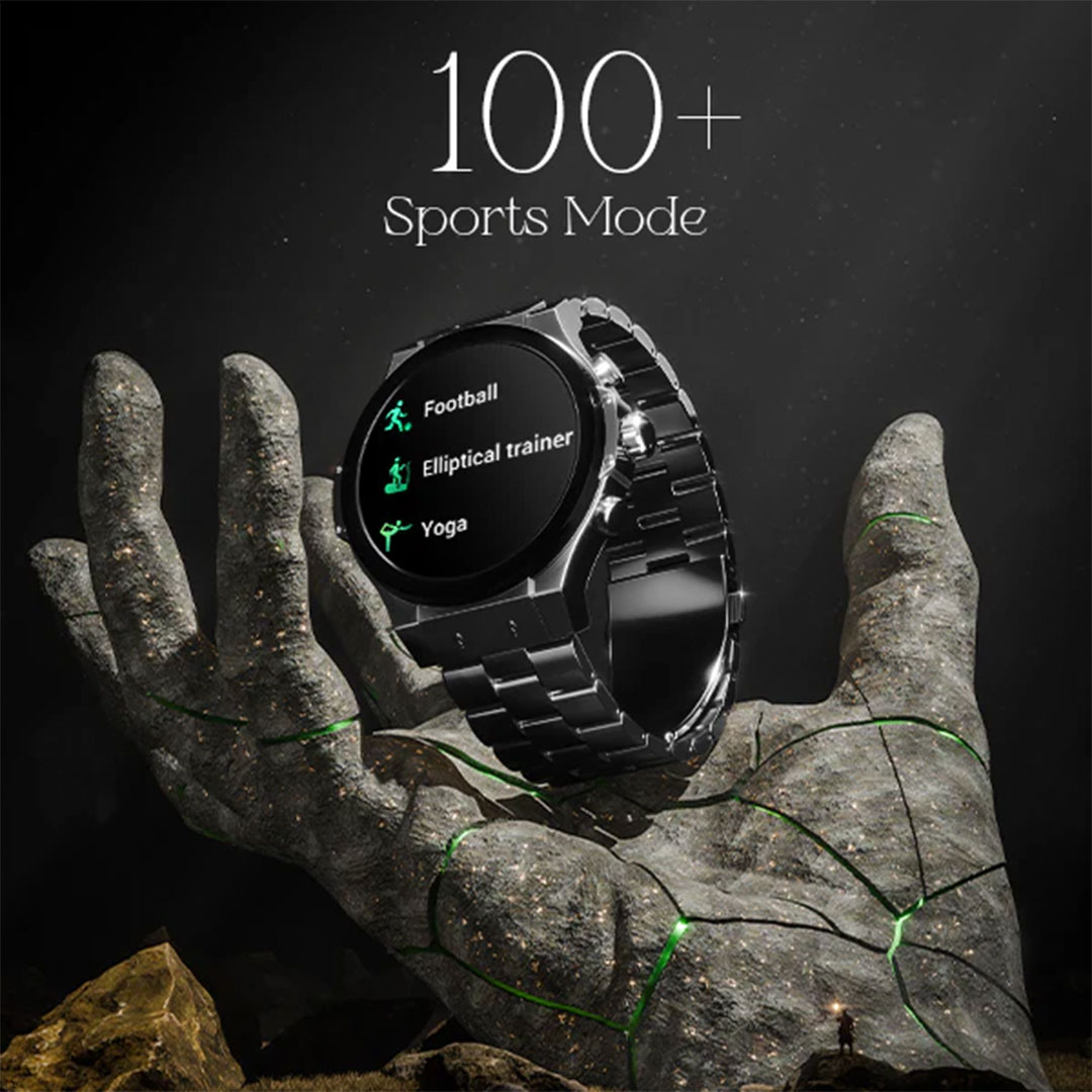 boAt Enigma X400 Luxury Smartwatch with 1.45" AMOLED Display, 200+ Watch Faces, Advanced BT Calling & Functional Crown. 