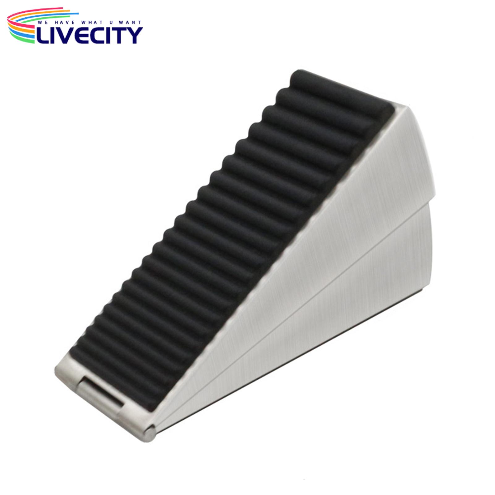 Universal Door Stopper Spring Loaded Large Door Stopper Heavy-duty Non-slip Design for Homes