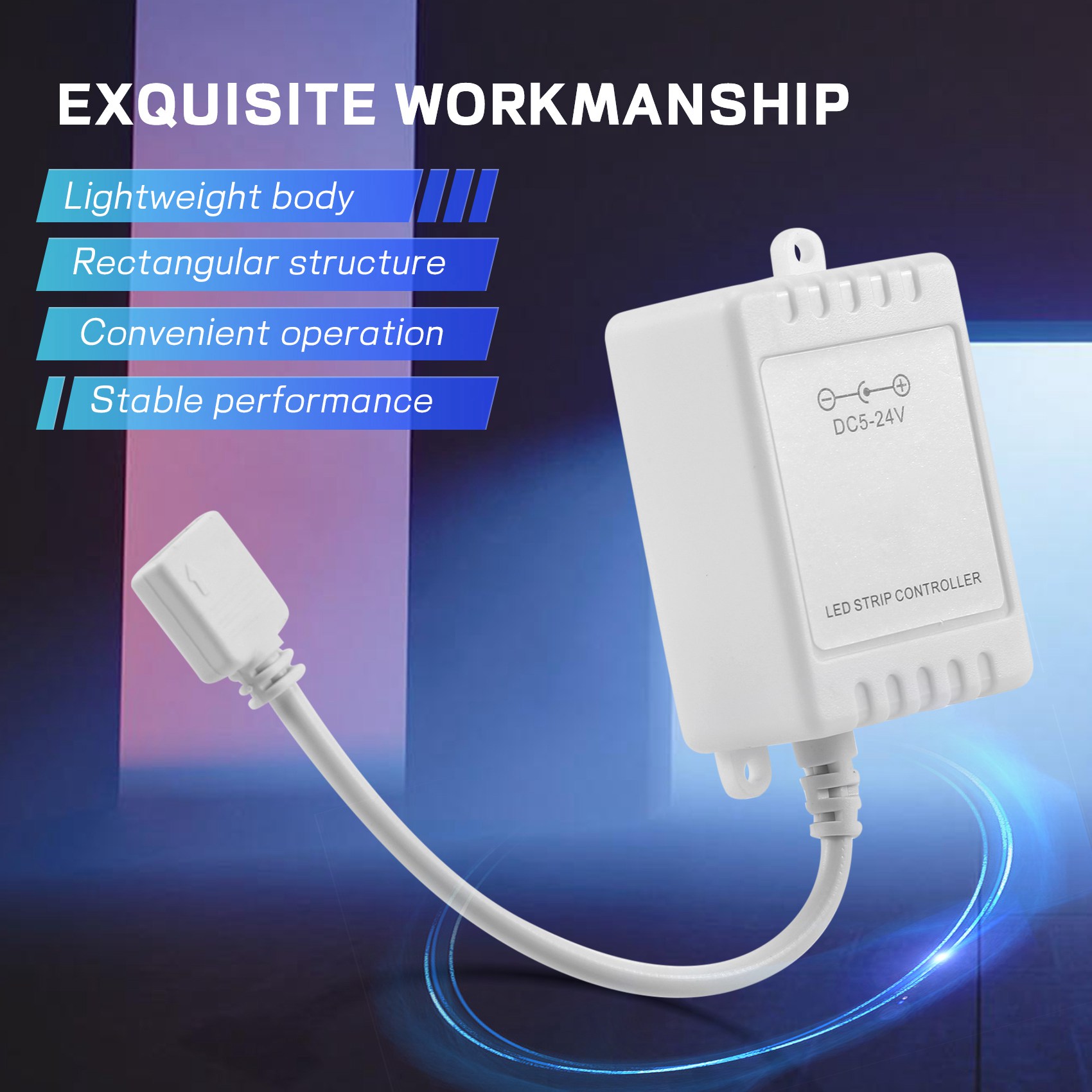 Tuya Zigbee Smart Led Controller RGB for Light Strip 5V-24V Compatible ZHA Zigbee2MQTT Tasmota Alexa Home. 