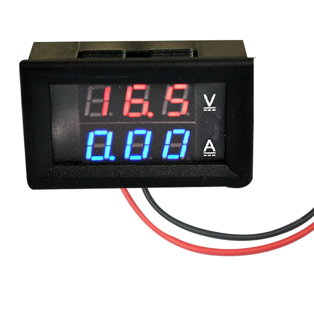 LED DC dual display  2 in 1 0.56" Voltage Current Meter DC 100V 10A Measuring Tool Digital current voltmeter Panel Dual 3 Bit. 