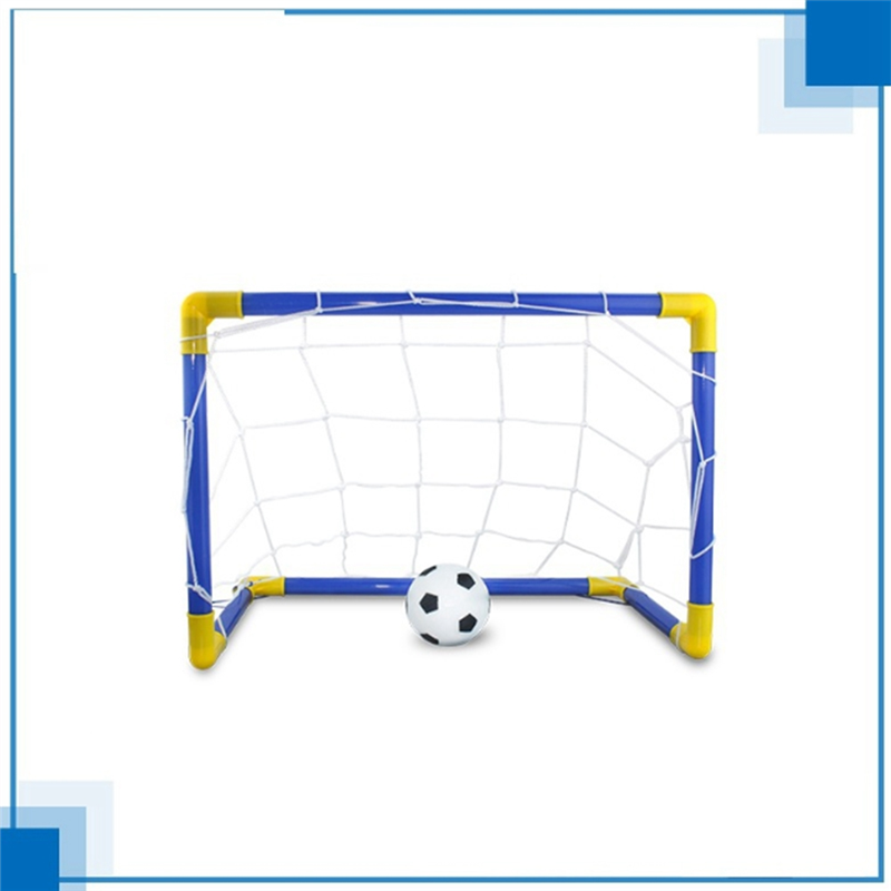 DIY Soccer Net Gate Mini Outdoor Indoor Gate Goal Sports Football Frame Toy Kids Size Set Practice + Ice Hockey Set. 