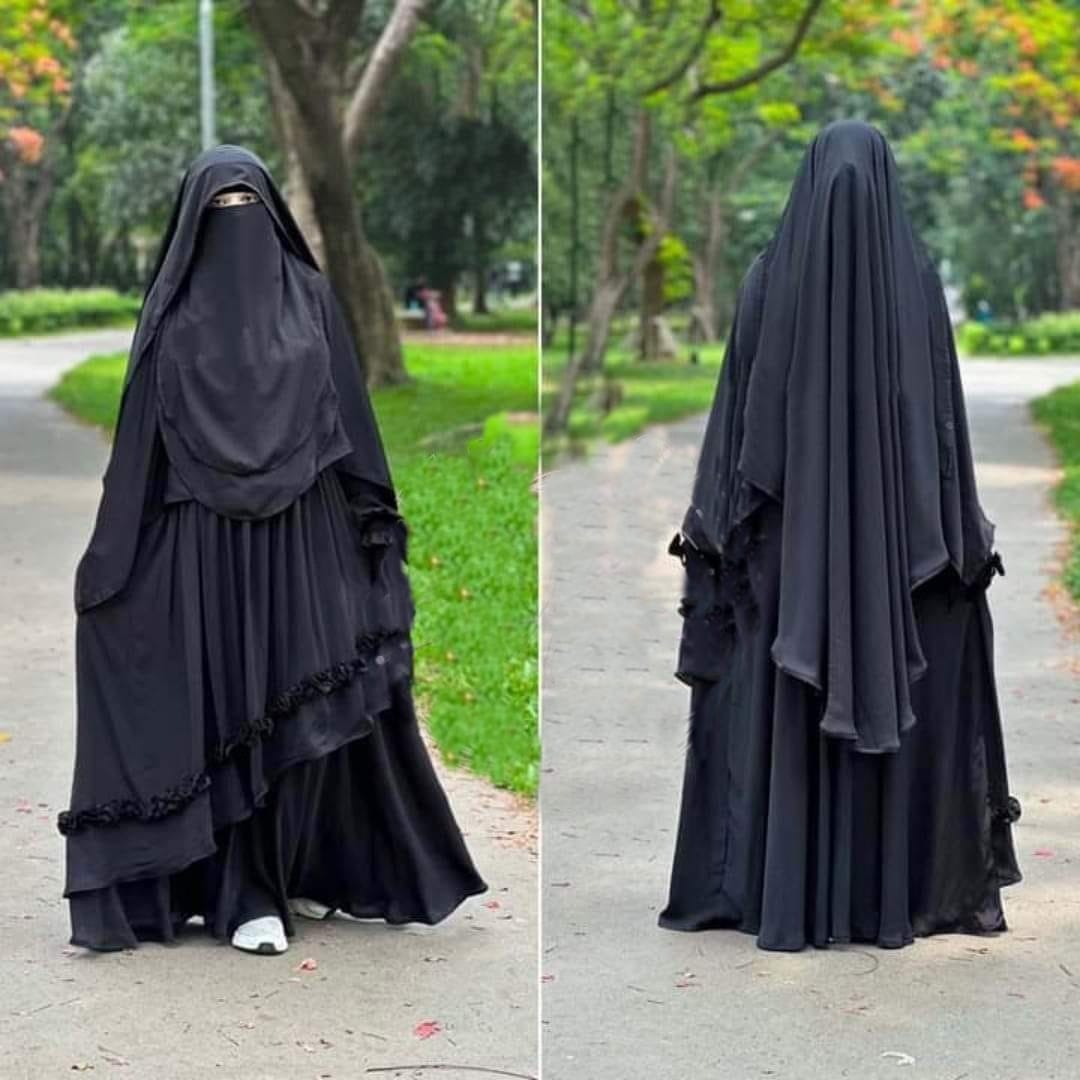 New Exclcusive Sunnati Mohua 6 borka with Hijab & Niqab full set. 