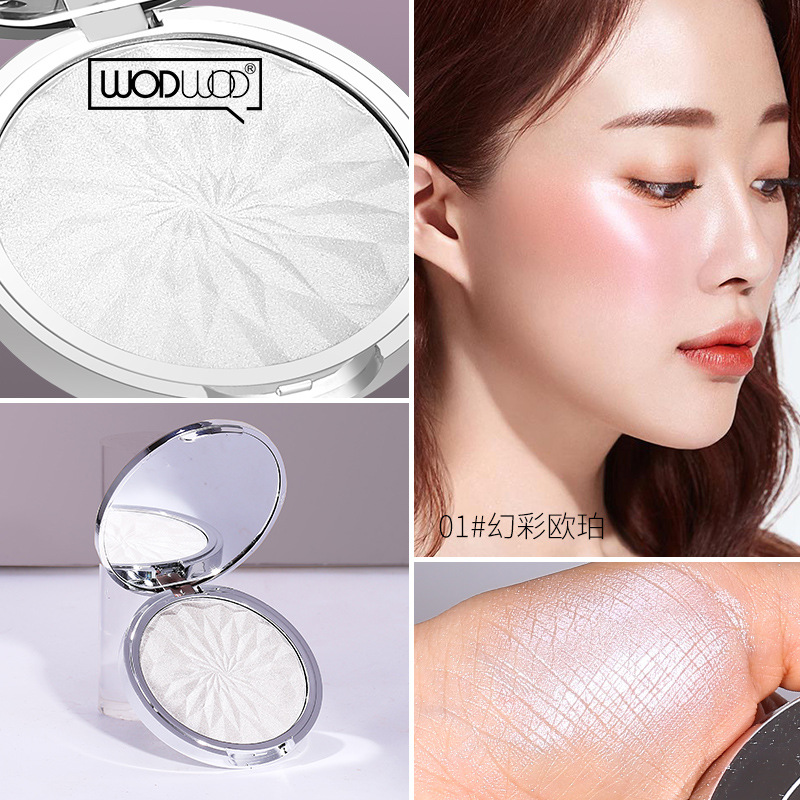 Make-up WODWOD Glimpse Highlight Powder Internet celebrity with the same fairy plate to brighten and highlight the blush all-in-one plate