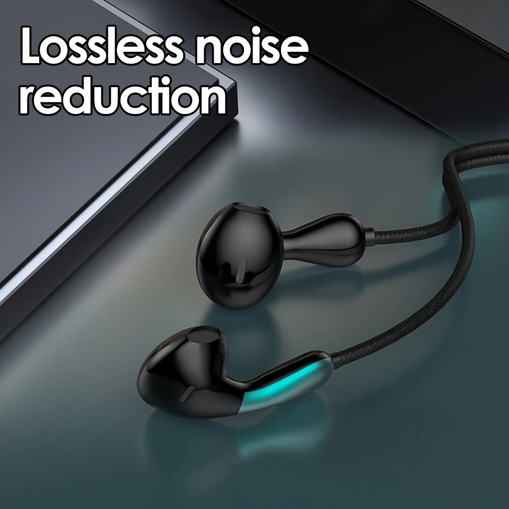 USB C Headphones Type C Wired Earbuds with Microphone Remote Control Noise Cancelling Earphones for Android Samsung Xiaomi. 