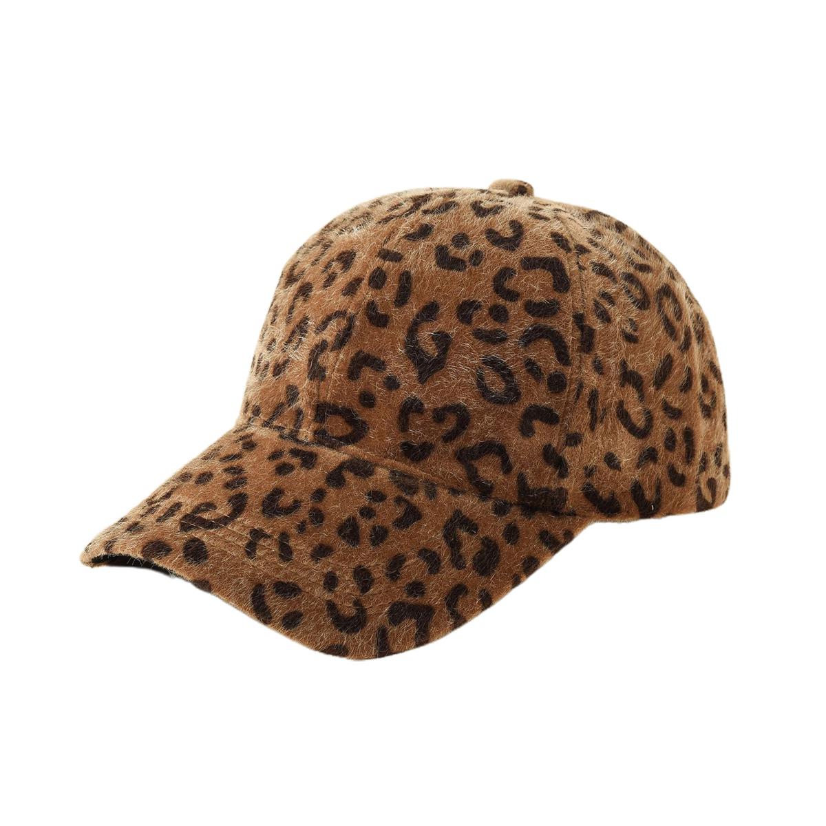 Casual Cap Hook Loop Fasteners Uni Faux Fur Baseball Cap