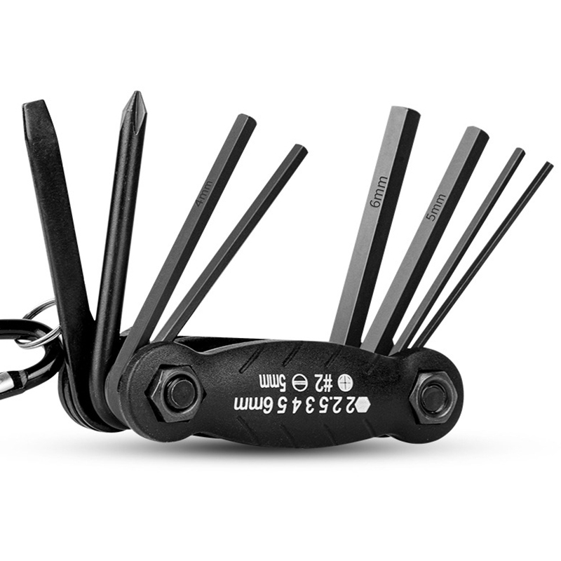 WEST BIKING Bicycle Repair Tools Set 8 in 1 Multitool Mtb Wrench Chain Hex Spoke Kit Accessories Bike Tools. 