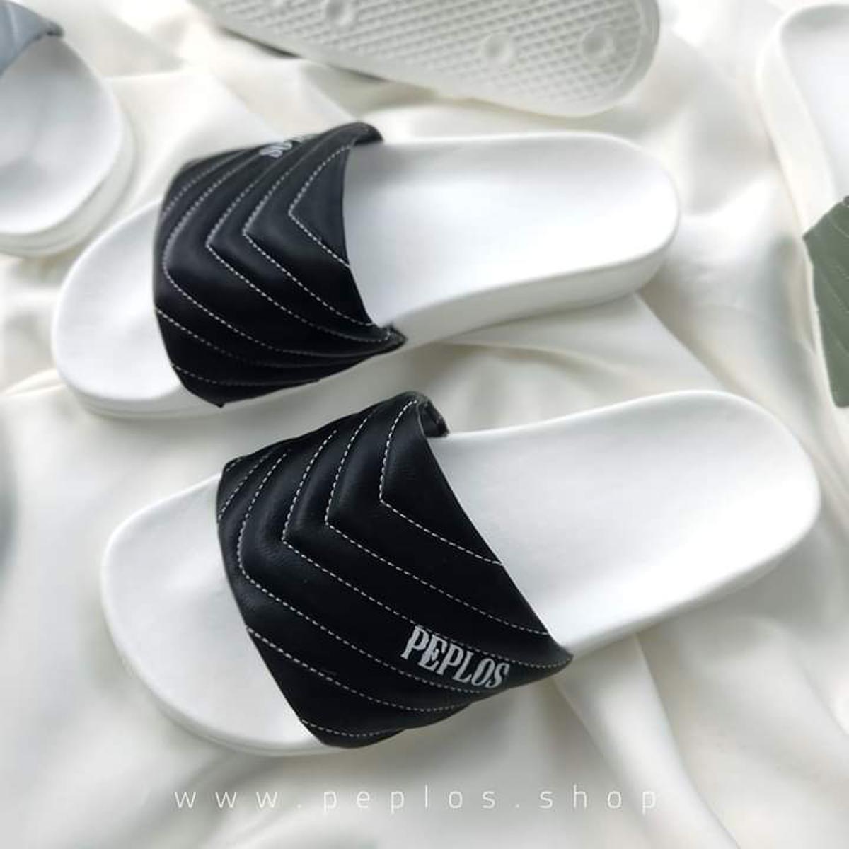 Stylish Black Blue Grey And Green Color PEPLOS  Slide Slipper Sandal For Men S22