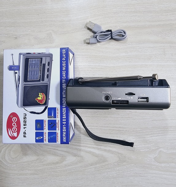 FEPE FP-1525U FM Radio With Multi Function Music Player AM/FM/SW. 