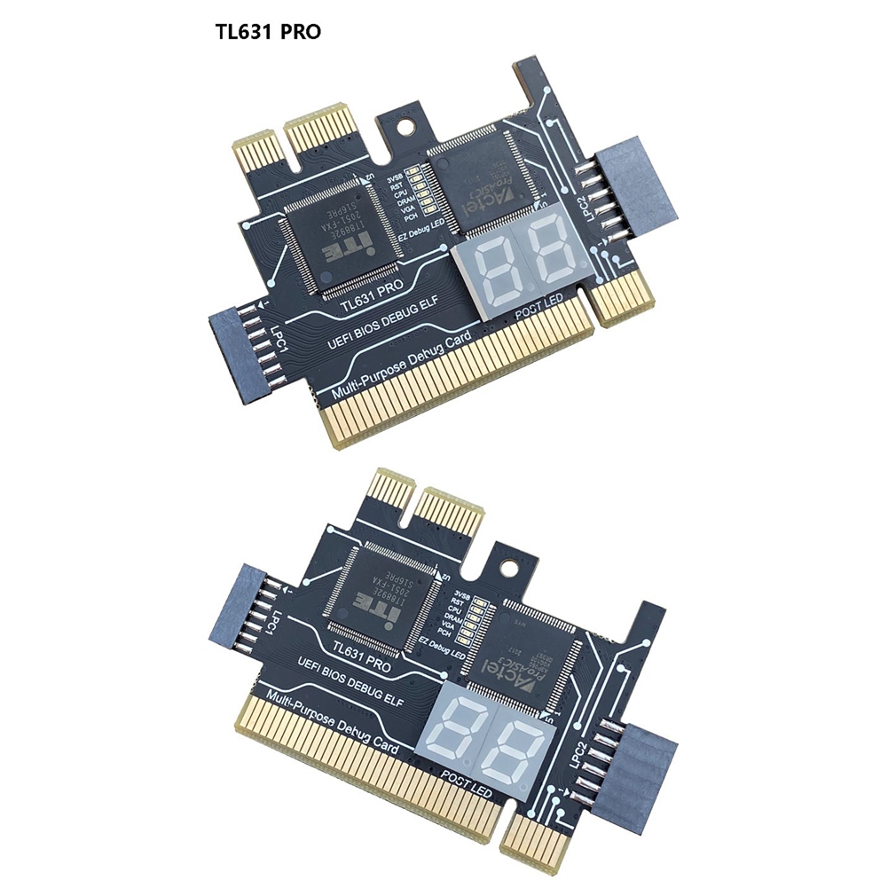 TL631 PRO Laptop PCI Diagnose Card PC PCI-E for MINI LPC Motherboard Diagnostic Analyzer Tester Debug Cards Multifunction Diagnostic Card. 
