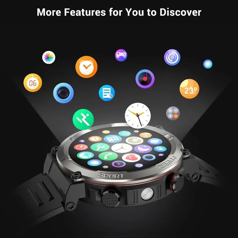 [World Premiere] Blackview W50 Pro Smartwatch 1.45 TFT Display Bluetooth Phone Calls 960mAh Battery IP68 Rugged Smartwat. 