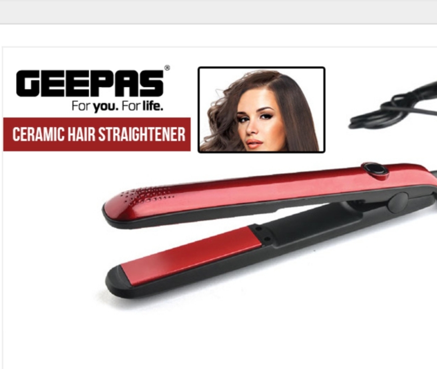 geepas ceramic hair straightener price