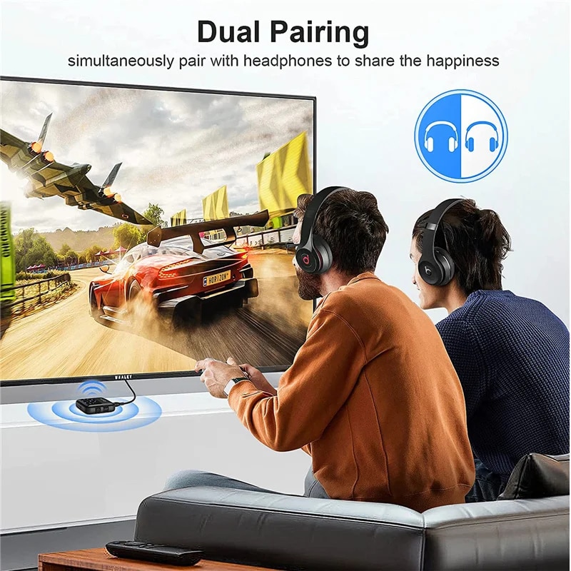 Aptx HD LL Low Latency Bluetooth Receiver Transmitter BT 5.2 RCA 3.5mm Jack AUX Wireless Audio Adapter Handsfree Call For TV PC. 