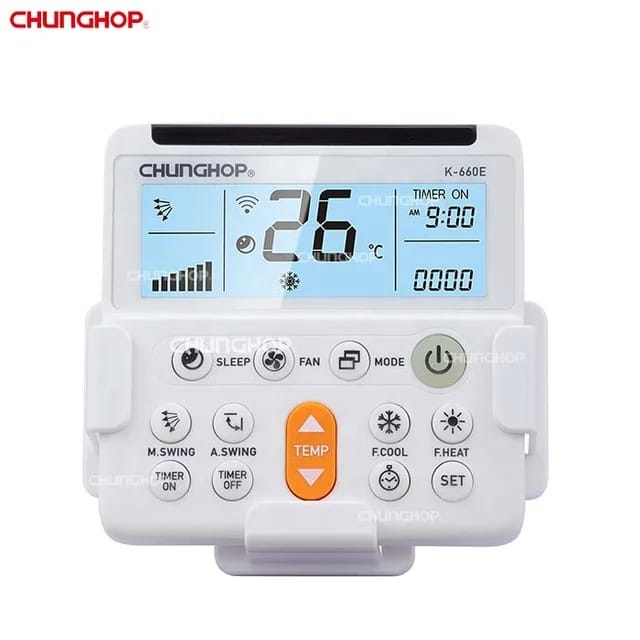 CHUNGHOP K-660E Wall Mount Smart AC Remote IR Universal Air Conditioning Remote Control