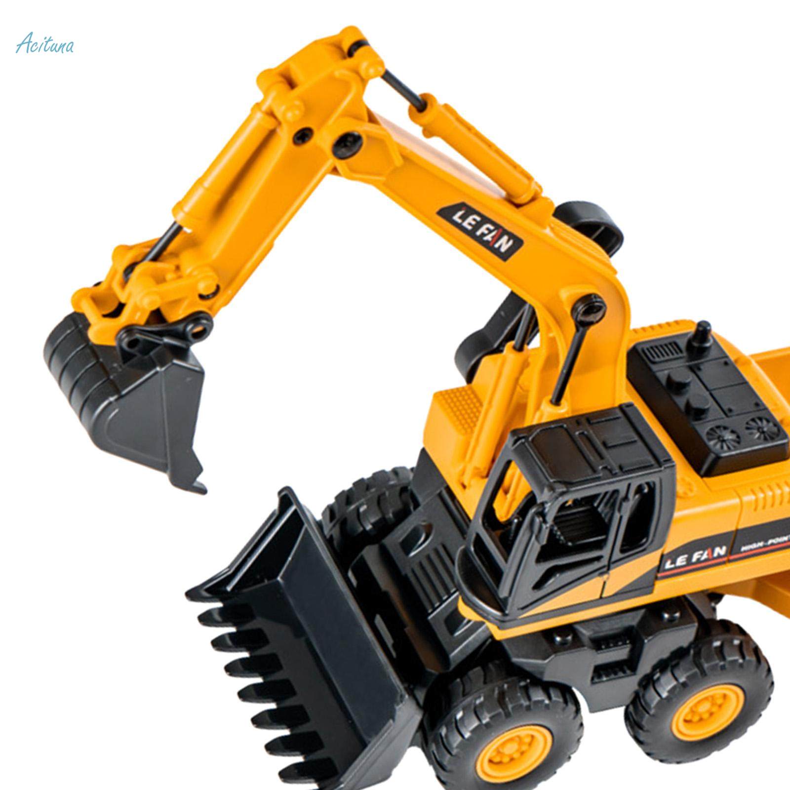 Engineering Vehicle Model Excavators Toy for Decoration Ages 3 and up. 