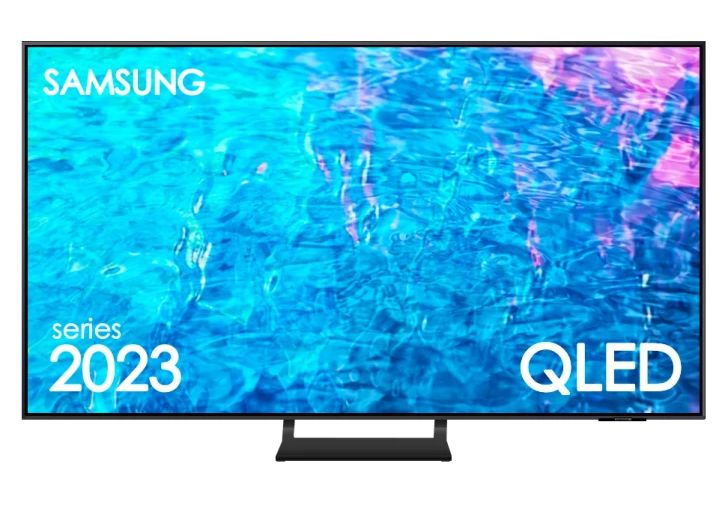 SAMSUNG 55-Inch QLED 4K Q70C Quantum HDR, Dual LED, Q-Symphony, Motion Xcelerator Turbo+,  Smart TV 2023. 