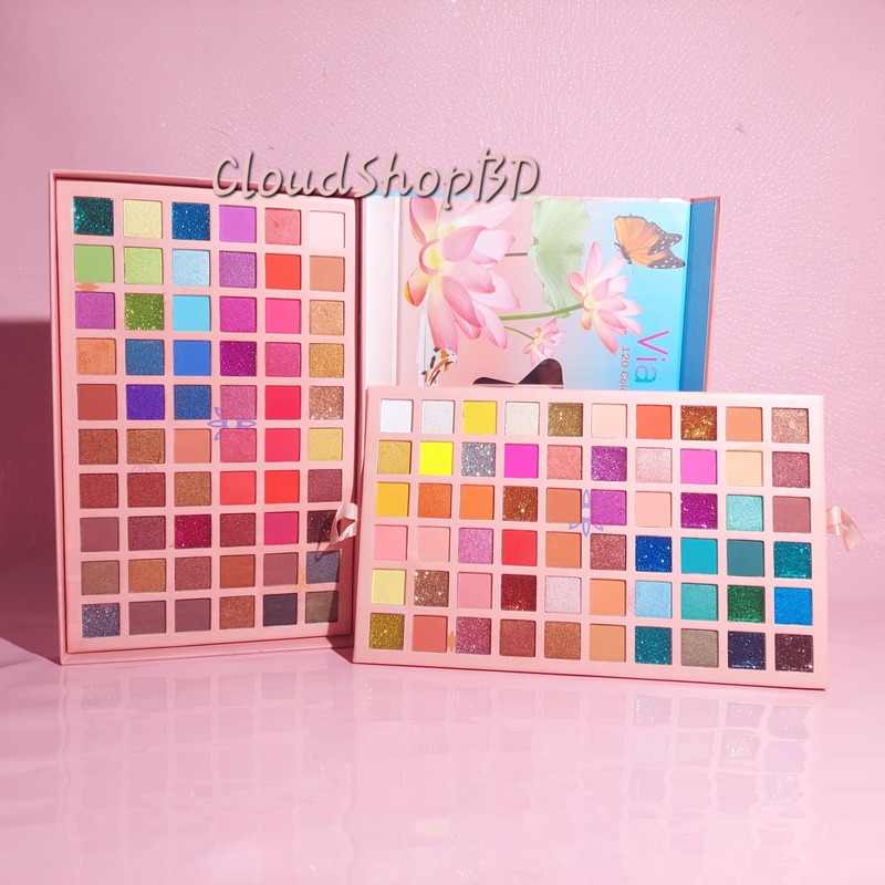 Via Letvass 120 Color Eyeshadow Palette