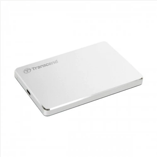 Transcend StoreJet 25C3S 1TB USB 3.1 Gen 1 Type C Silver External HDD TS1TSJ25C3S. 