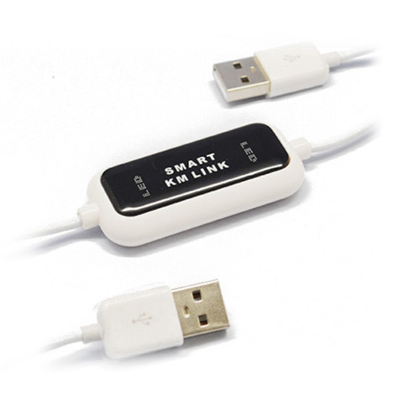 USB 2.0 KM Link PC to PC Keyboard Mouse Share Sync Data Link USB Extension Cable Data File Transfer USB Switch. 