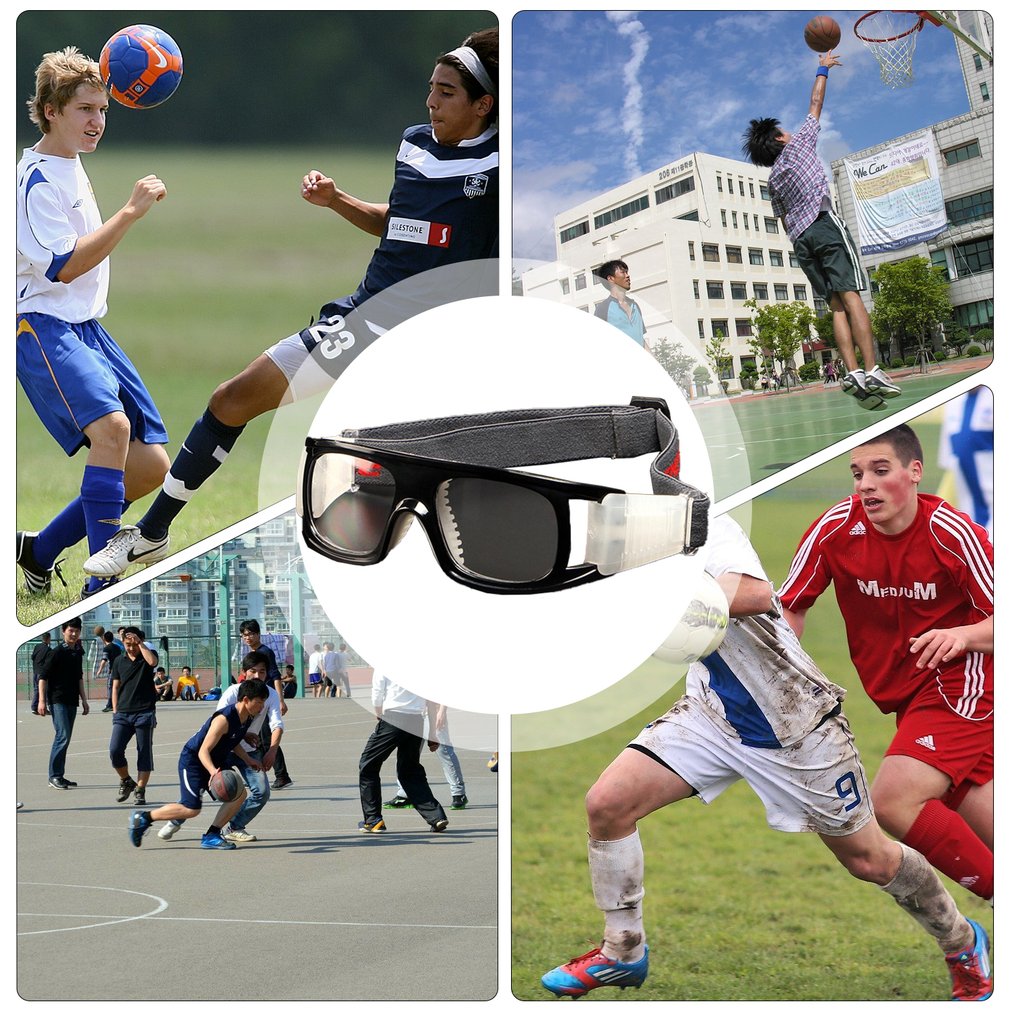 Anti-Impact Shockproof Sport Basketball Football Eyewear Goggles Eye Glasses. 