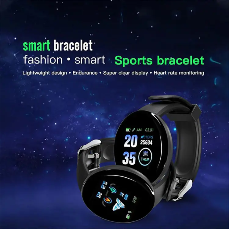 D18 smart bracelet discount app