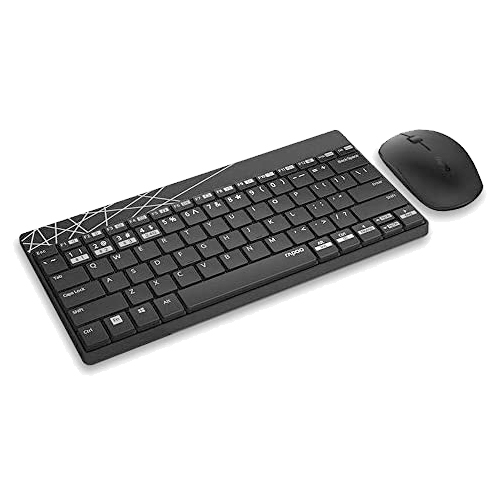 rapoo 8000s wireless keyboard mouse combo