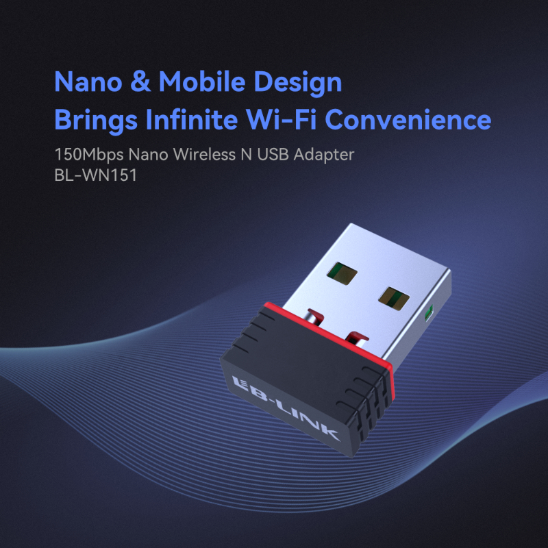 LB-LINK WN151 USB WIFI Adapter Nano Wireless Chipset RTL for PC Windows ALFA WIFI USB Adapter for Laptop