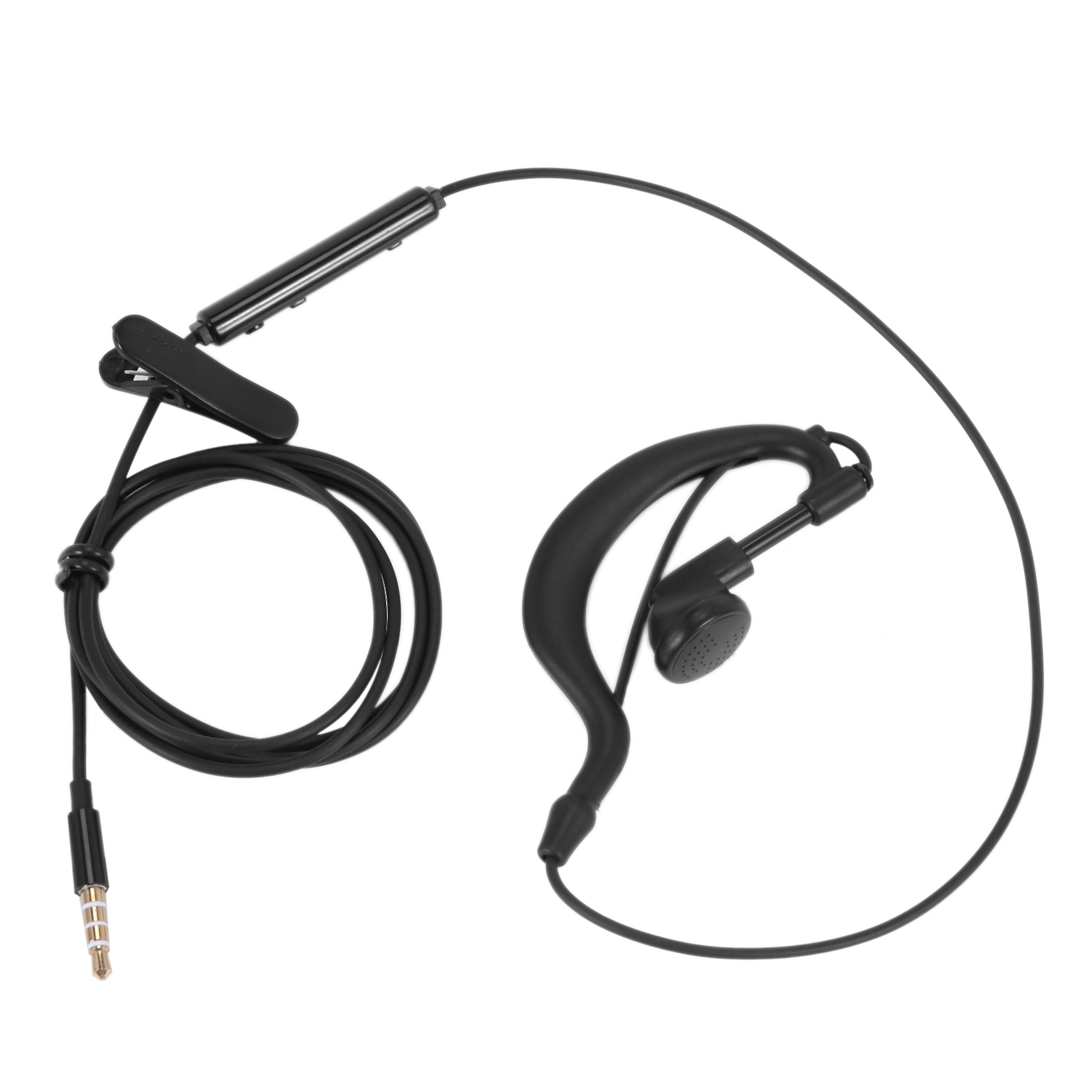 3pcs 3.5mm Single In-Ear Only Mono Earphone Earbud Headphone with Mic for Phone. 