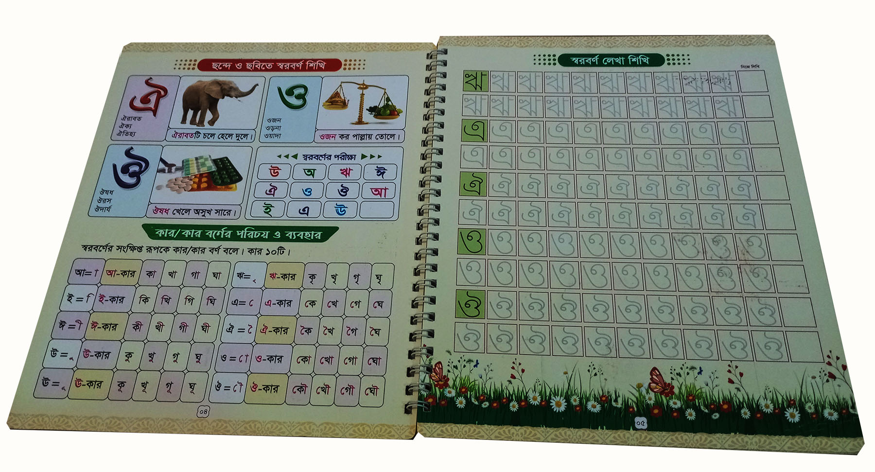 Kids Magic Handwriting Practice Book With 1 Pen And 5 Refill Nibs - All in One ( Arabic, Bangla, English, Math). 