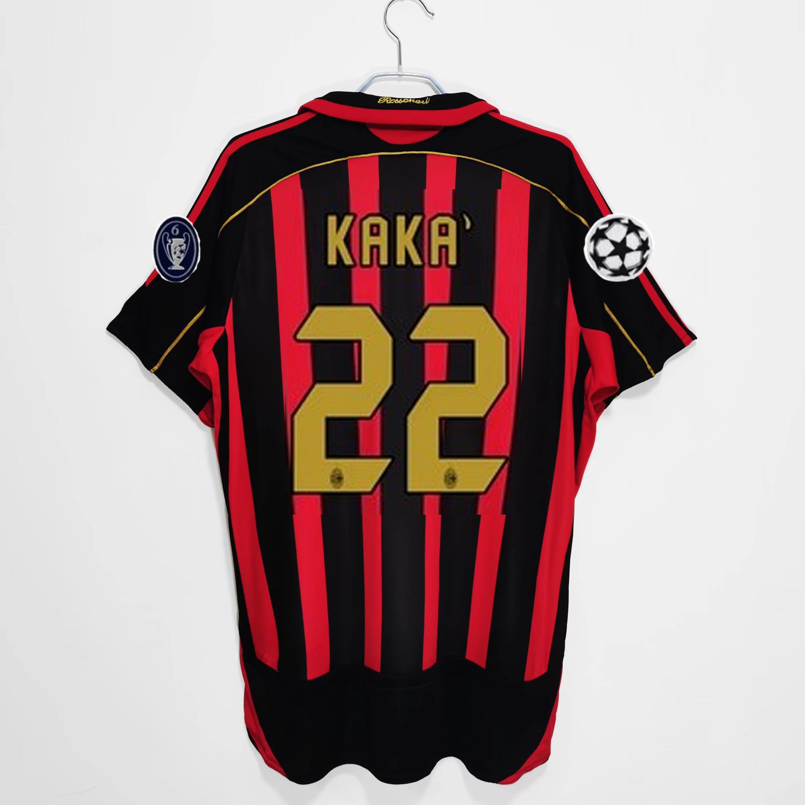 0607 AC Milan Retro Jersey Kacanesta Maldini Inzaji Pirlo Long Sleeve Football Jersey. 