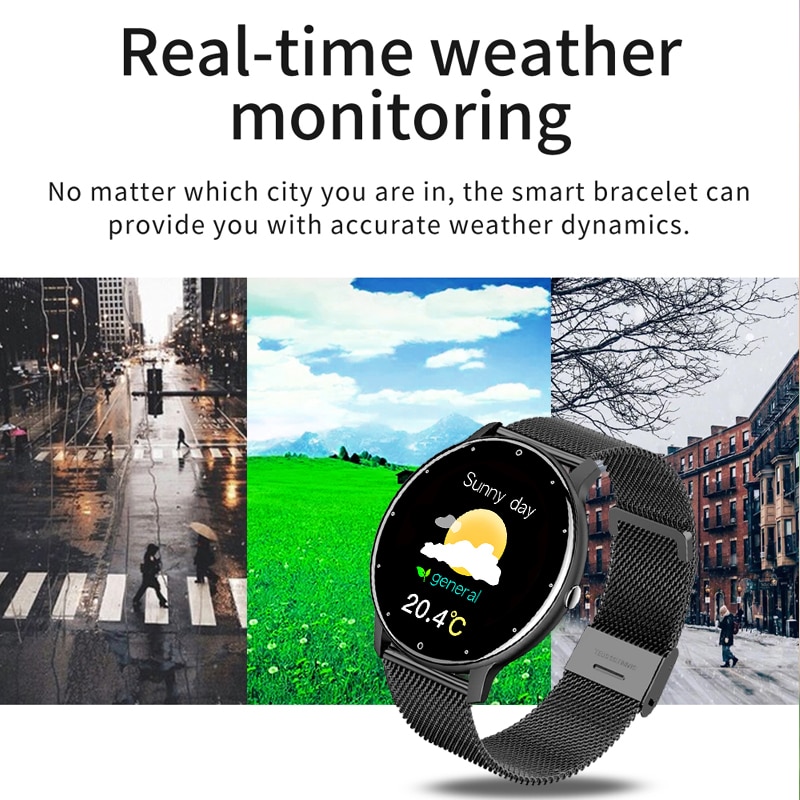 LIGE Smart watch Ladies Full touch Screen Sports Fitness watch IP67 waterproof Bluetooth For Android iOS Smart watch Female. 