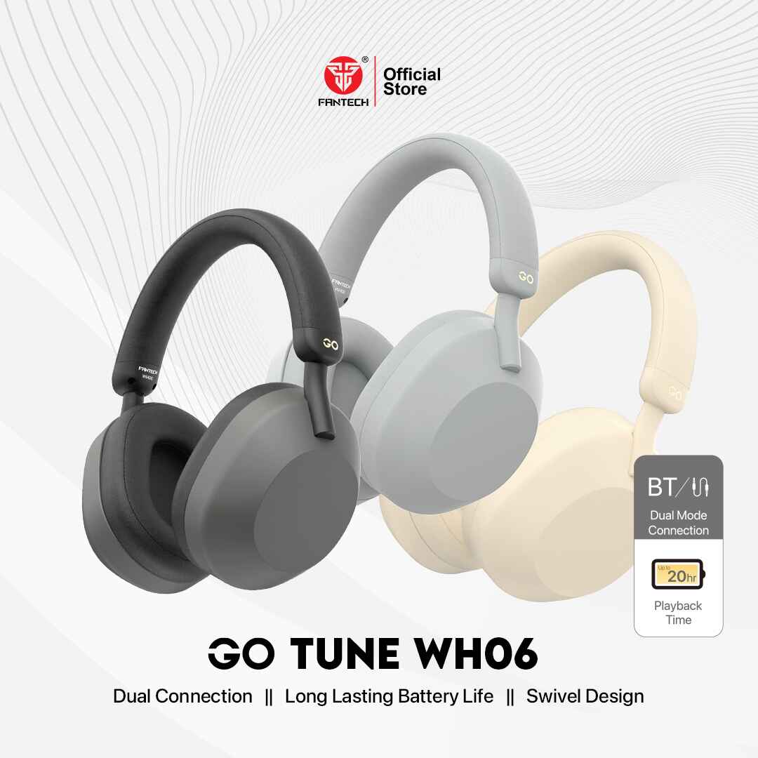 FANTECH WH06 Go Vibe Wireless Dual Mode Headphone.