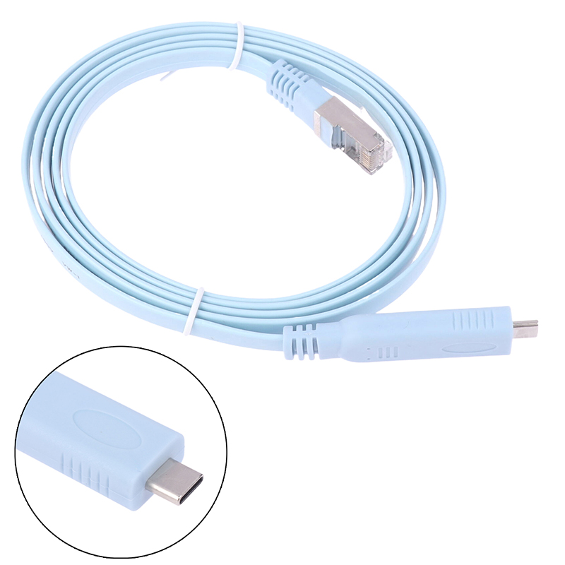 1.5m Usb C To Rj45 Console Cable Rs232 Serial Adapter For Router Rj 45 Data Cable Converter Type-C Switch Control Cables Mushen