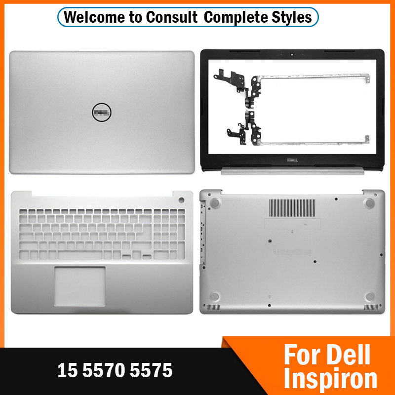 New For Dell Inspiron 15 5000 5570 5575 Series Laptop LCD Back Cover/Front Bezel/Palmrest/Hinges/Bottom Case 15.6 Inch 0X4FTD