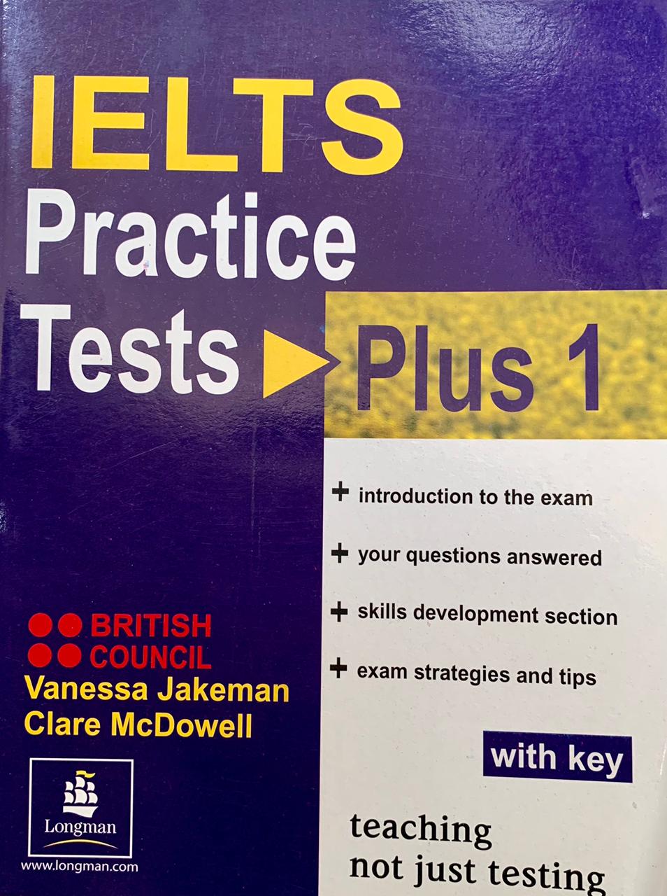 Practice Tests Plus 1 IELTS With Key Paperback – Bangladeshi Print. 