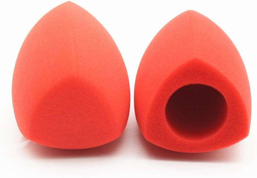 Foam Mic Cover Handheld Microphone Windscreen Large Mic Foam Windshields Pop Filters for Handheld Microphone Interview Microphones (Red). 