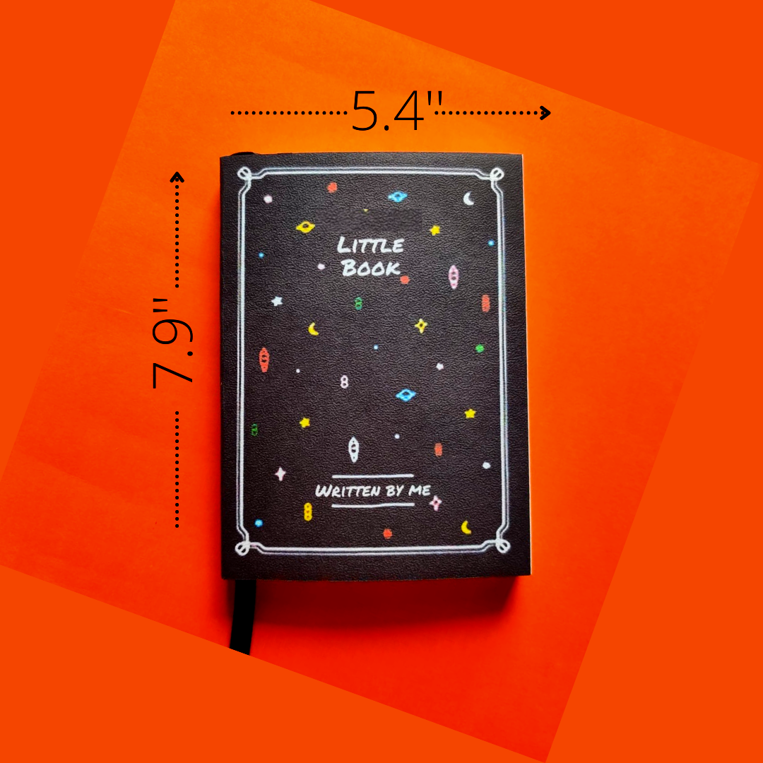 Medium Notebook (7.9"*5.4" A5 size) - Notebook/sketchbook/sketchpad for drawing, sketching, writing with classic look
