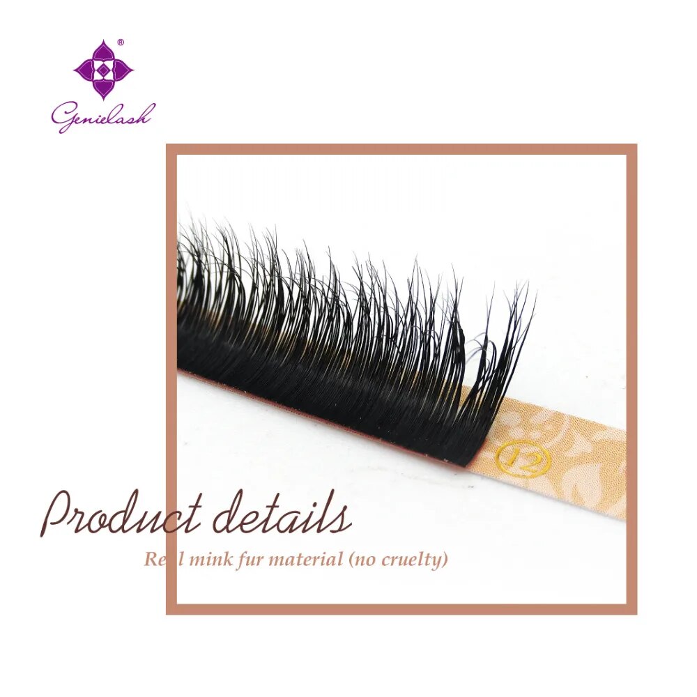 【All Of Me】Real mink eyelash extension natural mink lashes no crualty quality 16lines individual eyelashes use. 